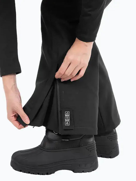 VELENBLF44 Pantaloni de schi și snowboard pentru femei Ski & Snowboard Coajă moale Negru