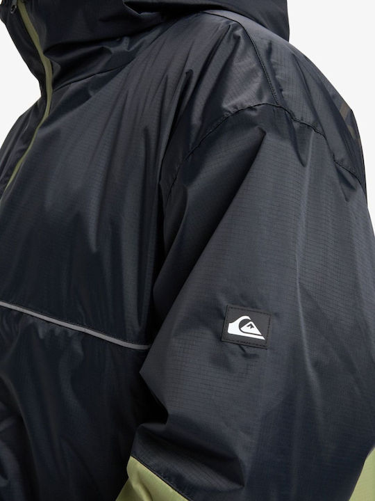 Jacke Wasserdicht Black-khaki