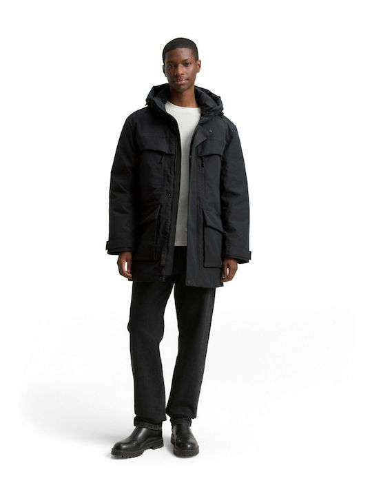 Geacă Parka De Iarnă Neagră Black