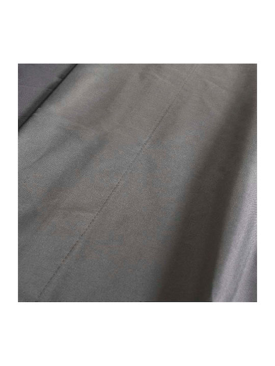 Cannon Sheet Set with 2 Pillowcases Super-Double with Elastic 160x200+35cm. Light Gray 3pcs