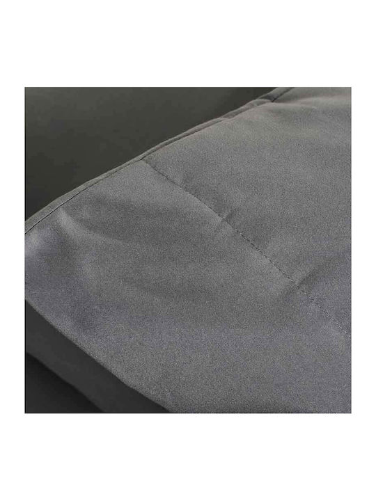 Cannon Sheet Set with 2 Pillowcases Super-Double with Elastic 160x200+35cm. Light Gray 3pcs