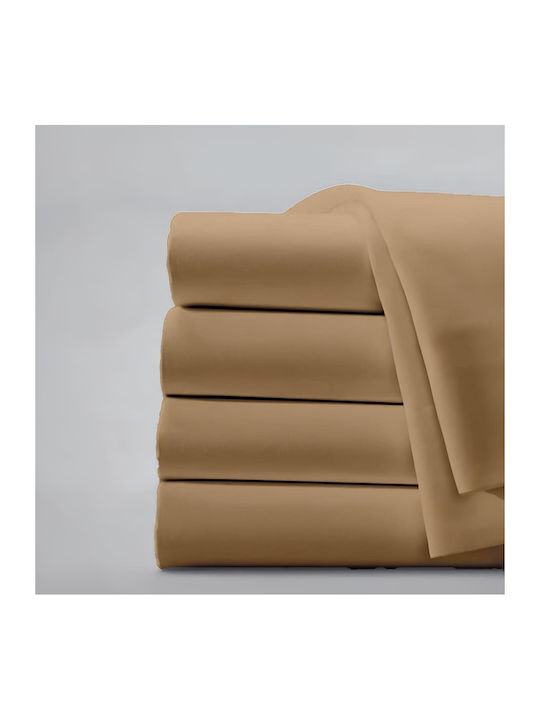 Ariete Sheet Sets Queen 240x260cm. Beige Gold 2pcs