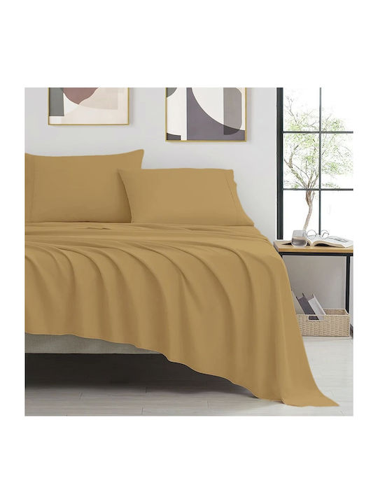 Ariete Sheet Sets Queen 240x260cm. Beige Gold 2pcs