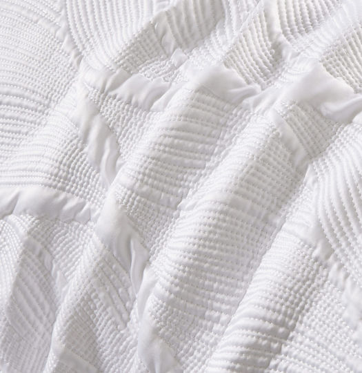 Liolios Home Lily Σετ Σεντόνια Υπέρδιπλα 250x240εκ. White (4τμχ)