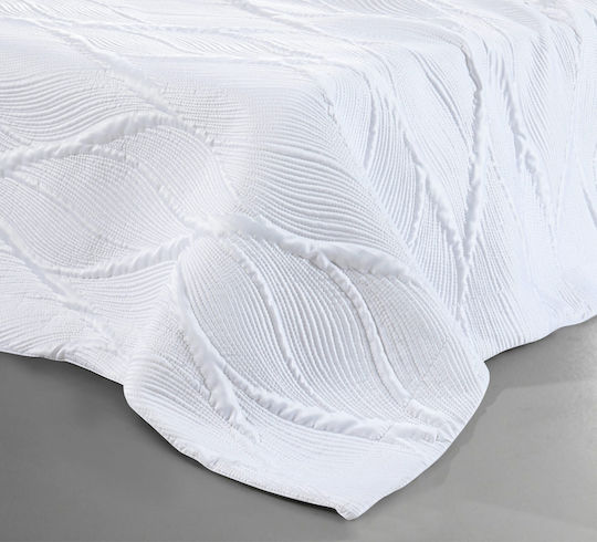 Liolios Home Lily Σετ Σεντόνια Υπέρδιπλα 250x240εκ. White (4τμχ)
