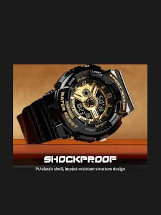 Skmei Sport Ceas Digital Pentru Copii 44mm Gri Cu Brățară Din Metal
