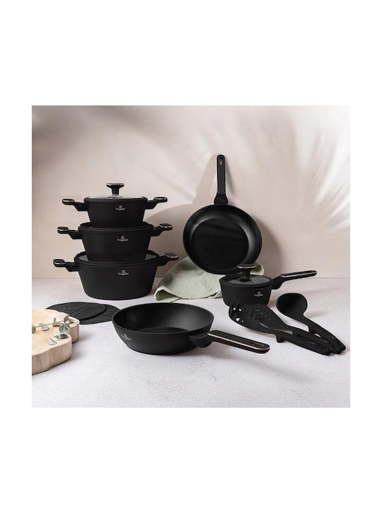 Berlinger Haus Set Vase de Gătit din Aluminiu cu Acoperire Antiaderentă 6 Piese