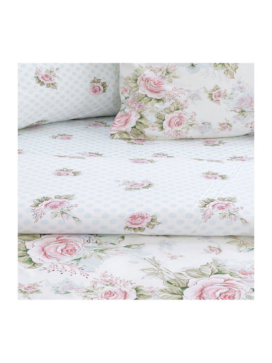 Lino Home Aliso Σετ Σεντόνια Μονά 170x260εκ. White (3τμχ)