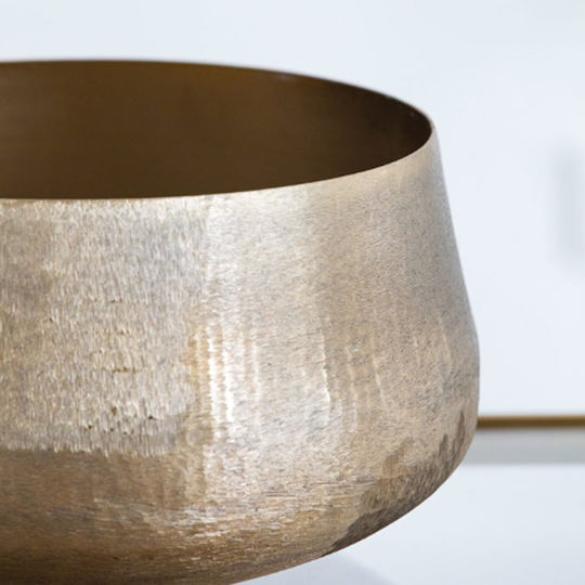 Artekko Κασπώ Αλουμινίου Χρυσό 19.5x19.5x33εκ.