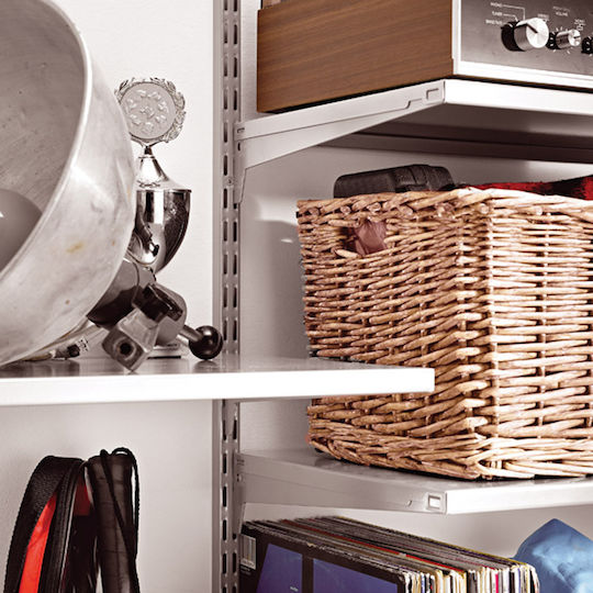 Element-System Dexion Shelf Black L80xW30cm 2pcs