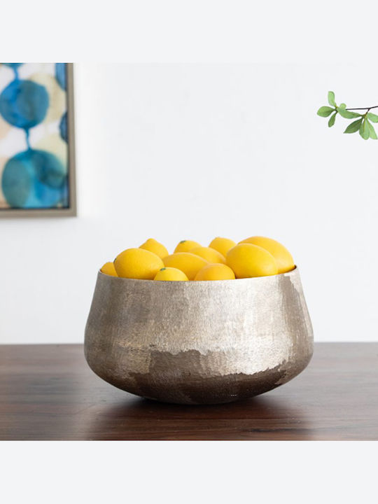 Artekko Planter Aluminum Gold 19.5x19.5x33cm.
