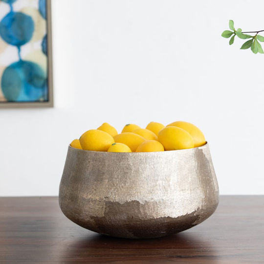 Artekko Κασπώ Αλουμινίου Χρυσό 19.5x19.5x33εκ.