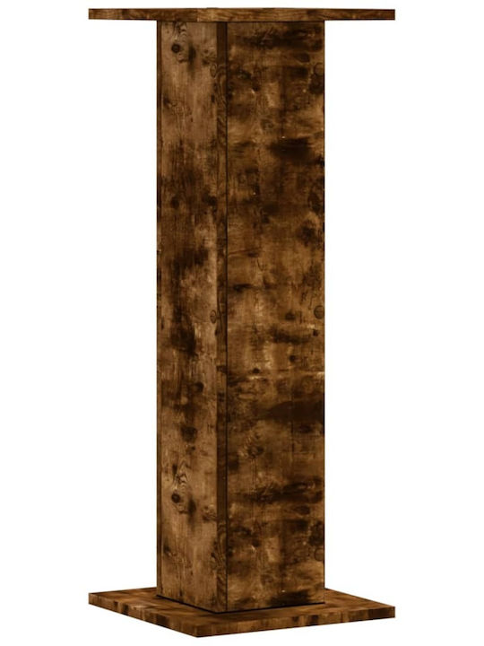 vidaXL Wooden Plant Pot Brown with Stand 30x30x80cm Set of 2