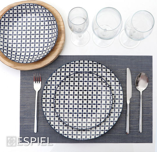 Espiel Platzdeckchen Kunststoff Gray 45x30cm PUL315 1Stück