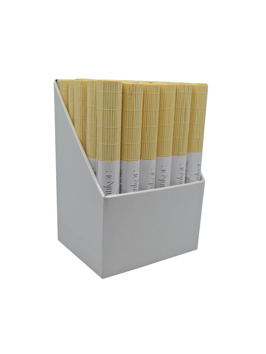 Ankor Σουπλά Μπαμπού Μπεζ 45x30cm 30τμχ
