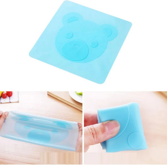 Platzdeckchen Blau 18x18cm 1Stück