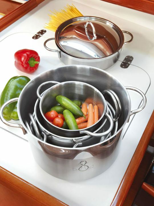 Marine Business Cookware Set of with Coating 7pcs