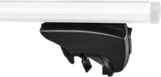 Menabo Aluminum Roof Bars Lince XL 135cm for BMW Series 5 5D 2010>2016 for Cars with Factory Roof Bars Set with Roof Rack Legs Silver