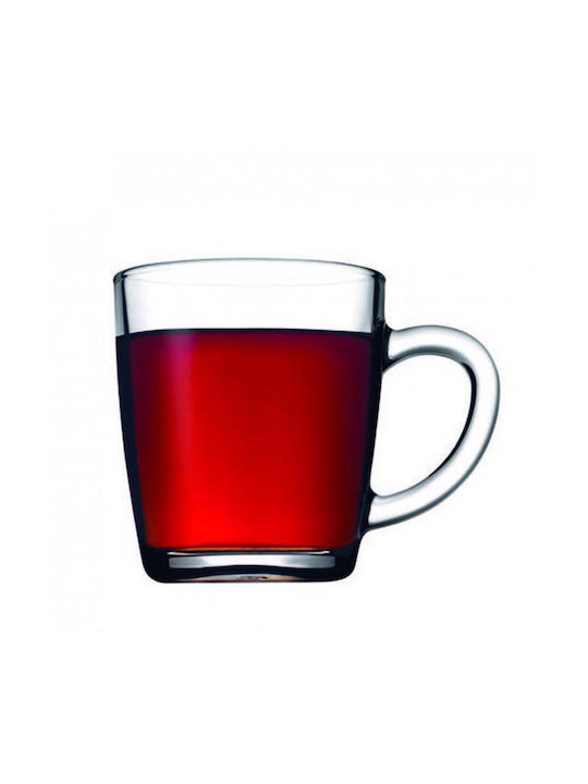 Espiel Basic Κούπα Γυάλινη Διάφανη 340ml 12τμχ