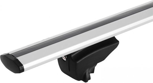 Menabo Aluminum Car Roof Bars Lince XL 135cm for Peugeot 3008 5D 2021 for Cars with Factory Roof Bars Set with Roof Rack Legs Silver