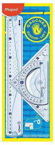 Maped Set von geometrischen Instrumenten Kunststoff 244304