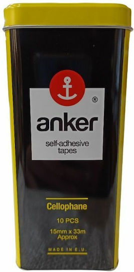 Komet Tape 15mm x 33m 10pcs Transparent