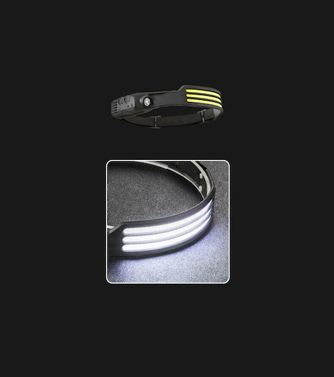 Rechargeable LED Head Flash Light with Maximum Brightness 3000lm W689-3 5 Pieces
