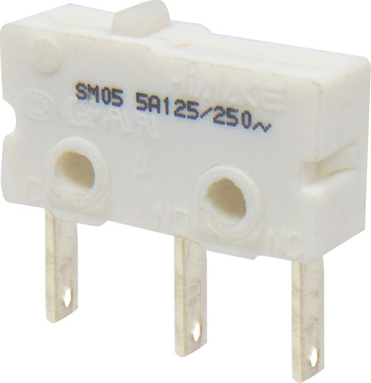 On-Off switch Micro Switch Silver 1pcs