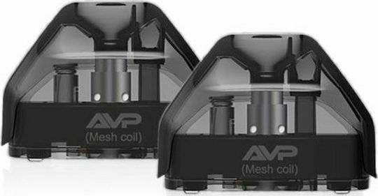 Aspire AVP Ανταλλακτικά Pod 2τμχ 2ml με Αντίσταση 0.6ohm