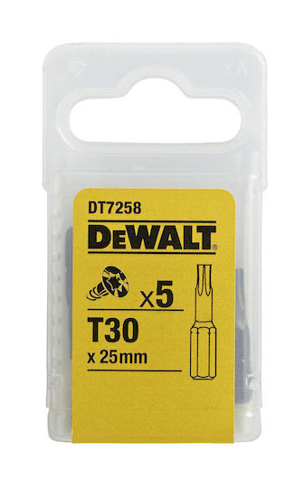 DEWALT Бит за Винтоверт Торкс с Размер T30