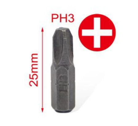 Uruisi Star Kmt Screwdriver Bits Ph3 Bits Long Screwdriver