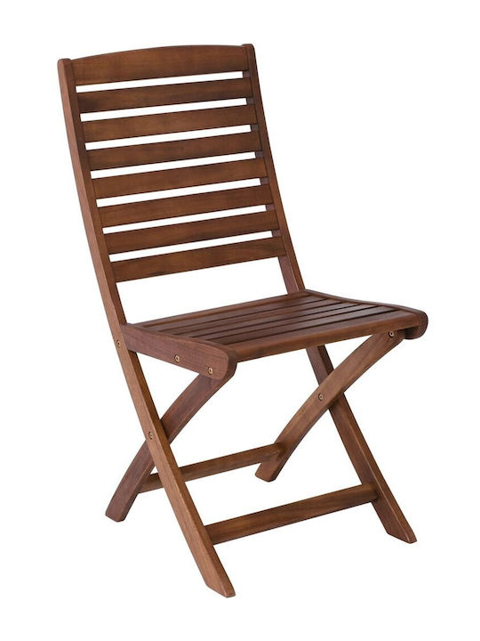 Outdoor-Stuhl Hölzernes Spot Acacia 43x54x90εκ.