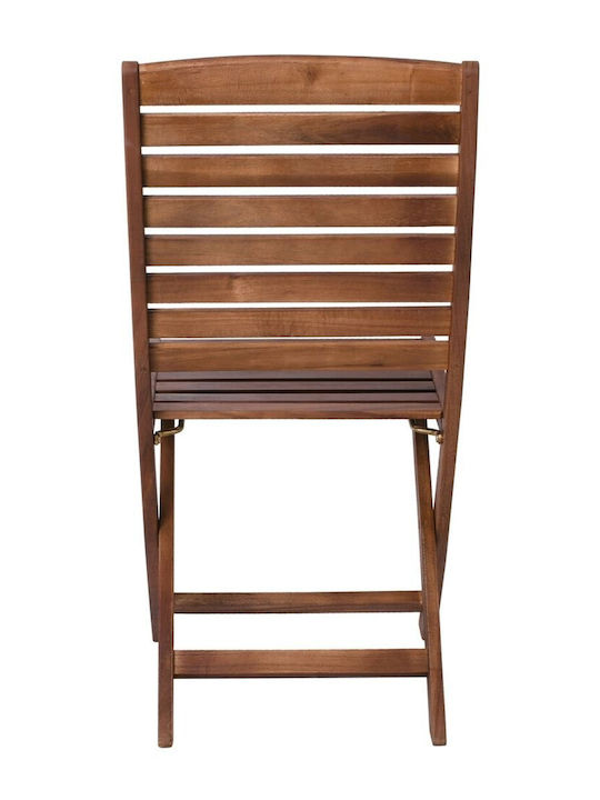 Outdoor-Stuhl Hölzernes Spot Acacia 43x54x90εκ.