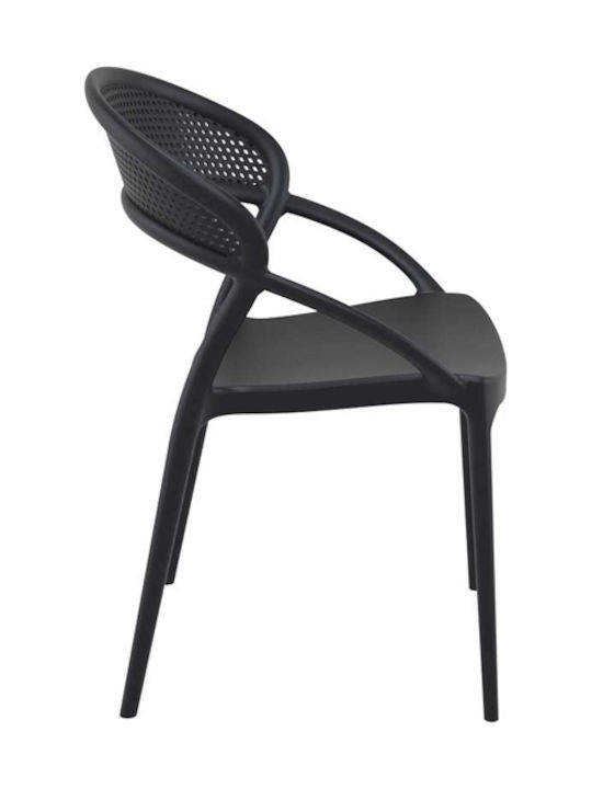 Outdoor-Stuhl Polypropylen Sunset Black 54x56x82εκ.