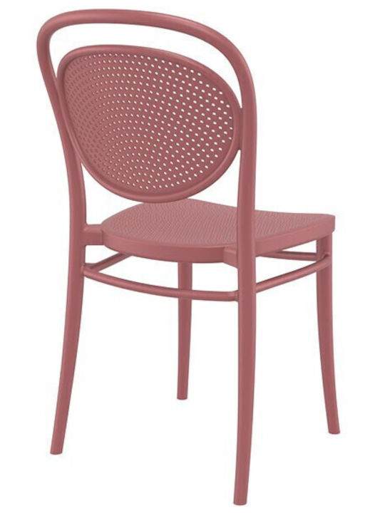 Outdoor Chair Polypropylene Marcel Pink 45x52x85cm