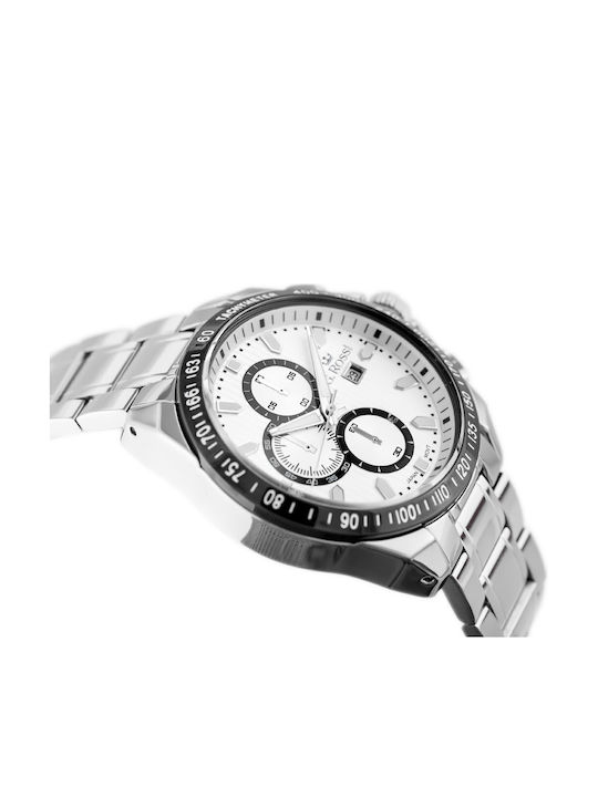 G.Rossi Men's Watch 13mm Battery with Silver Metal Strap