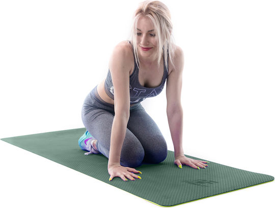 PrimaFit Στρώμα Γυμναστικής Yoga Πράσινο
