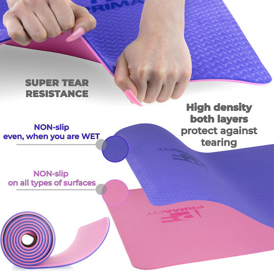 PrimaFit Exercise Mat Purple