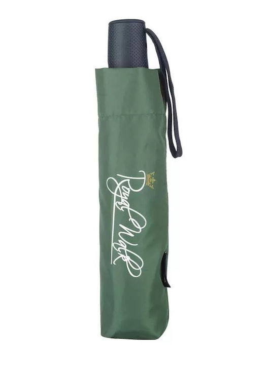 Royal Walk Rezistent la vânt Automat Umbrelă de ploaie Compact Verde