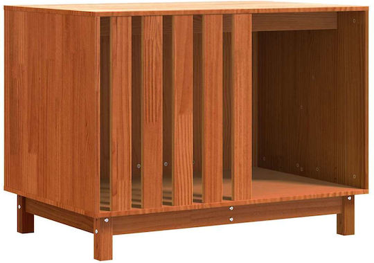 Dog House Waxed Brown 90 X 60 X 67 Cm Solid Pine Wood