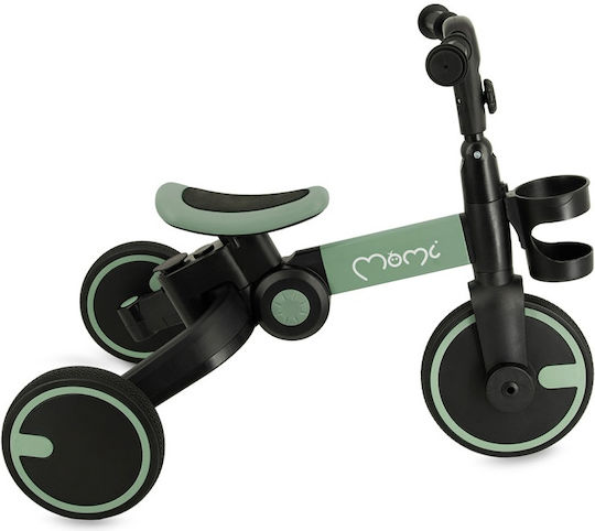 Momi Foldable and Convertible 3 in 1 Kids Tricycle for 18 Months Green