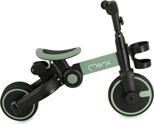Momi Foldable and Convertible 3 in 1 Kids Tricycle for 18 Months Green