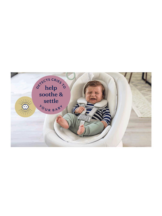 Graco Ηλεκτρικό Relax Μωρού Κούνια Λευκό για Παιδί έως 9kg