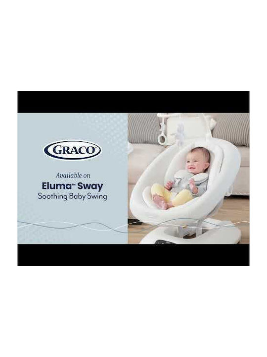 Graco Ηλεκτρικό Relax Μωρού Κούνια Λευκό για Παιδί έως 9kg