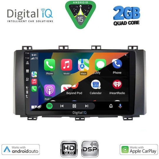 Digital IQ Ηχοσύστημα Αυτοκινήτου για Seat Ateca 2017 (Bluetooth/USB/WiFi/GPS/Apple-Carplay/Android-Auto) με Οθόνη Αφής 9"