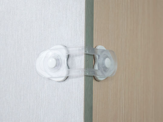 Just Baby Cabinet & Drawer Lock made of Plastic 2pcs
