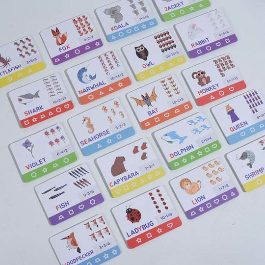 bebeLOGIC Montessori Lernspiel Buchstaben und Zahlen aus Holz