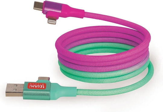 Magnetic Multi Port Charging Cable Legami Magnetic 4-in-1 Charging Cable Electric Aura Mcc0002