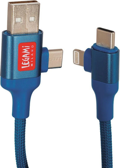 Magnetic Multi Port Charging Cable Legami Magnetic 4-in-1 Petrol Mcc0001