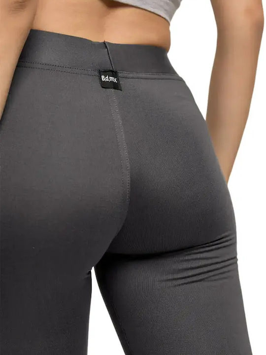Schulung Frauen Gekürzt Leggings Dark Grey